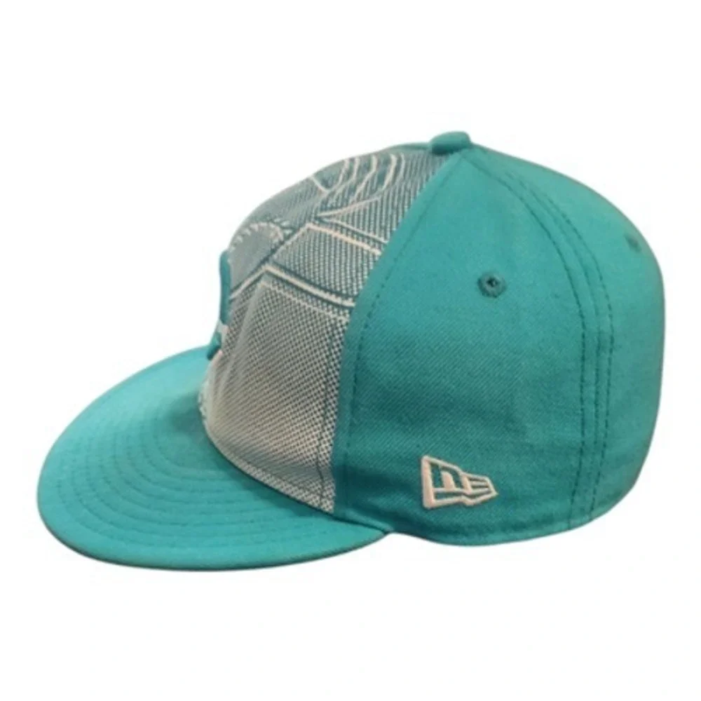 New Era 59FIFTY Cincinnati Reds Mr Redlegs Teal Fitted Hat‎ Size 7 1/8 MLB Cap